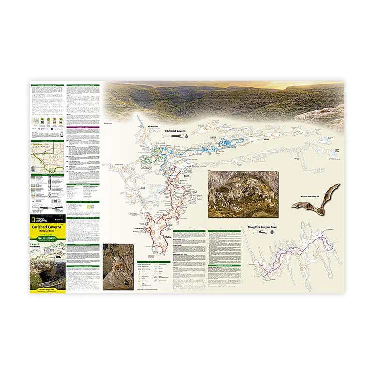 National Geographic Carlsbad Caverns National Park Map - Image 2