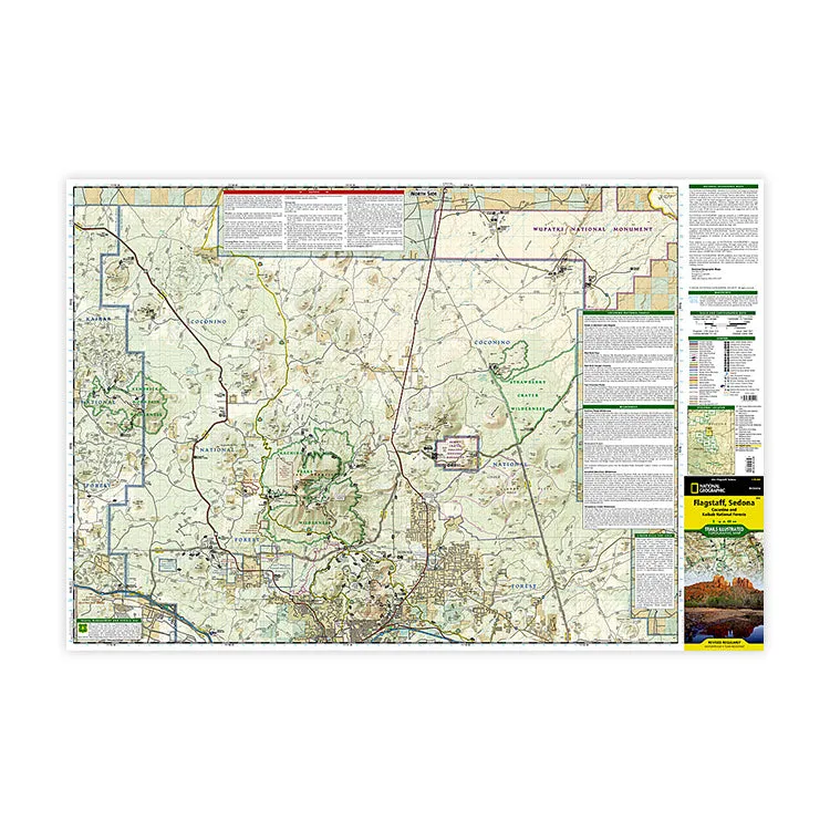 National Geographic Flagstaff - Sedona Map - Image 2