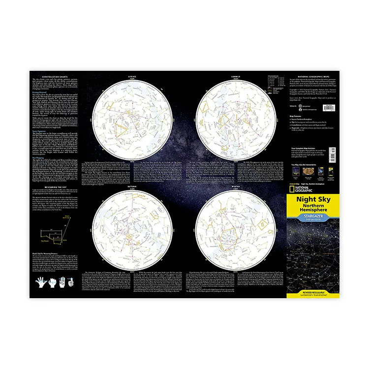National Geographic Night Sky Stargazer Map - Northern Hemisphere - Image 2