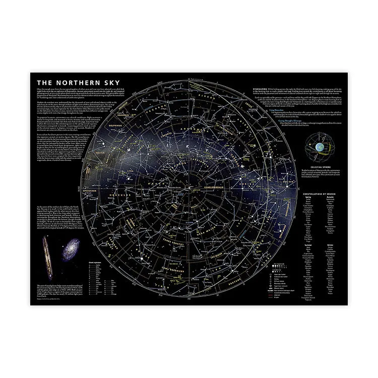National Geographic Night Sky Stargazer Map - Northern Hemisphere - Image 3