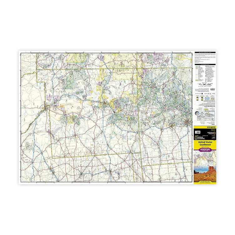 National Geographic U.S. Southwest Adventure Map - Image 2