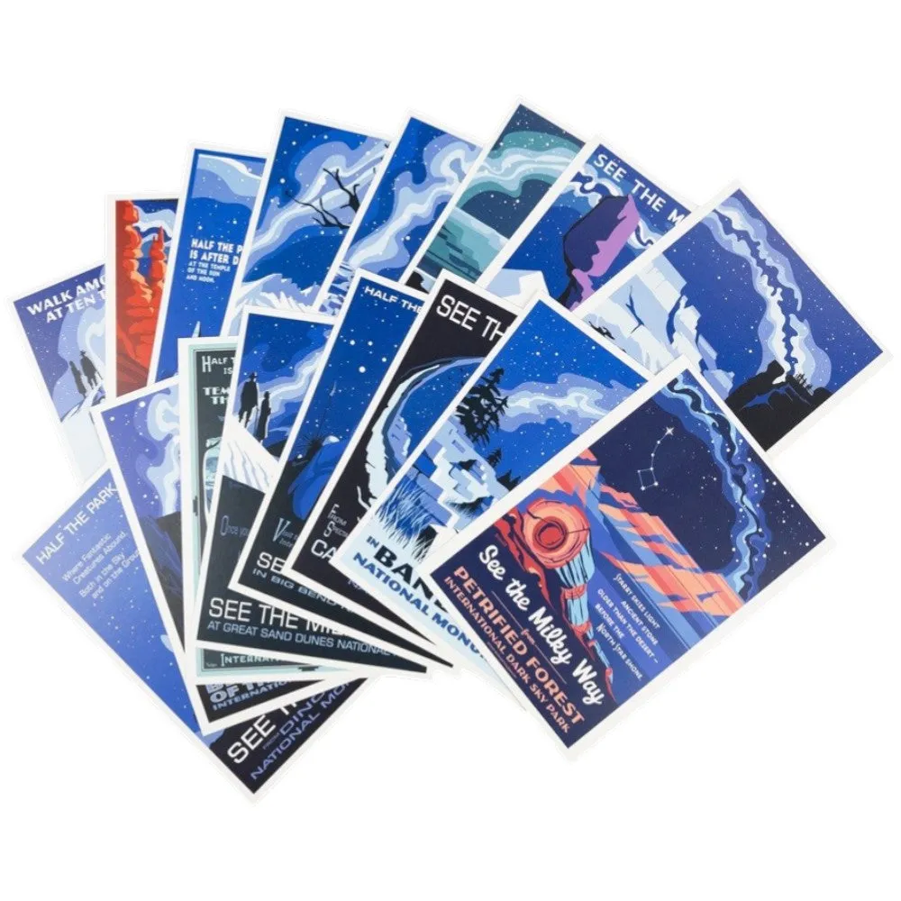 National Park Night Sky Postcard Set - Series 2