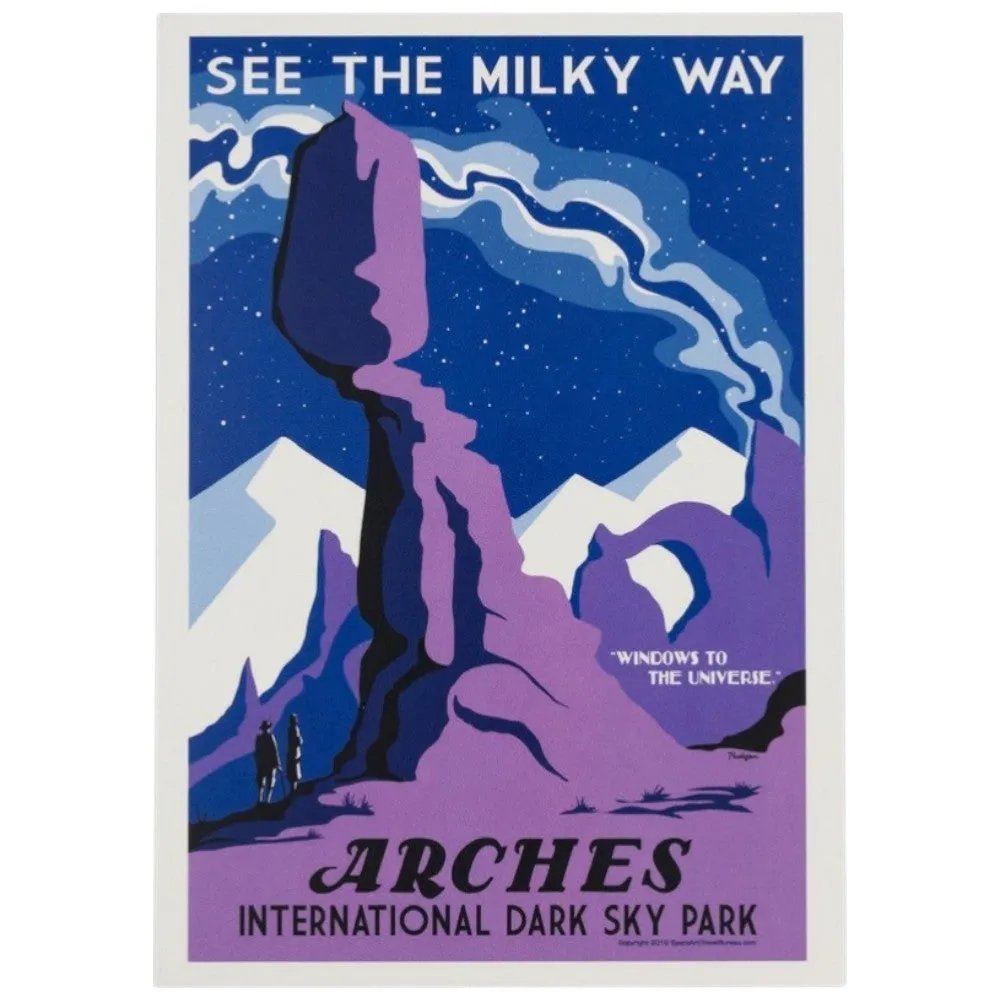 National Park Night Sky Postcard Set - Series 2 - Image 2