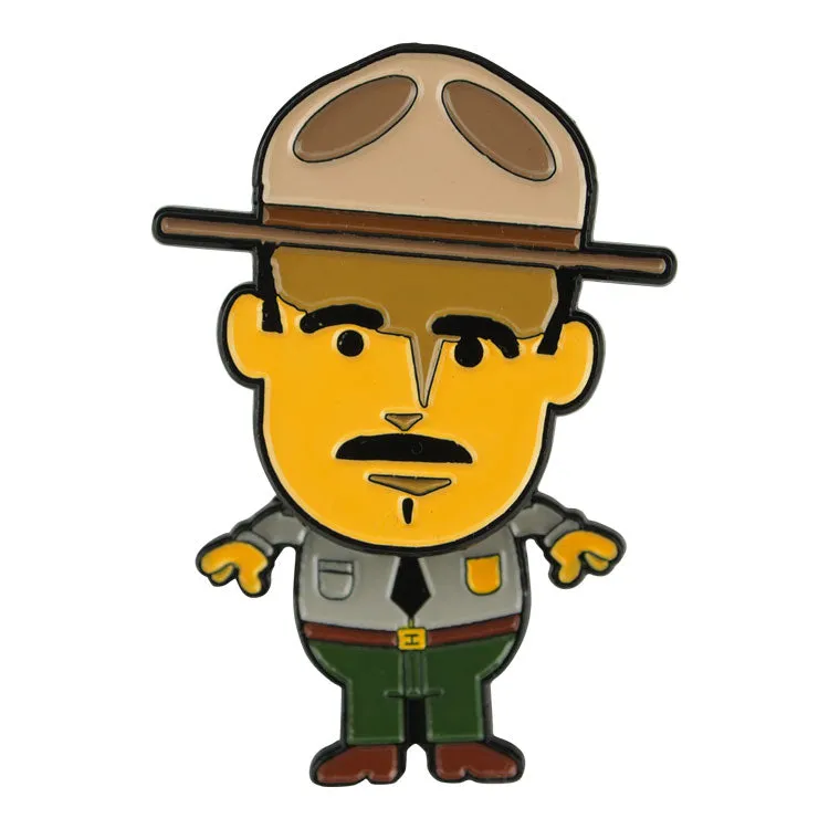 National Park Ranger Bobblehead Pin - Image 2