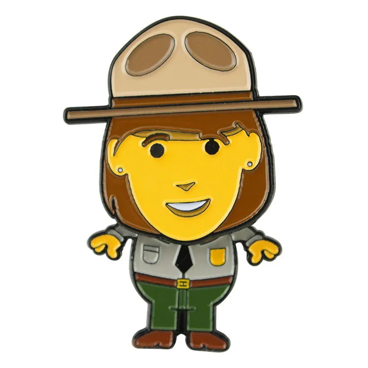 National Park Ranger Bobblehead Pin - Image 3