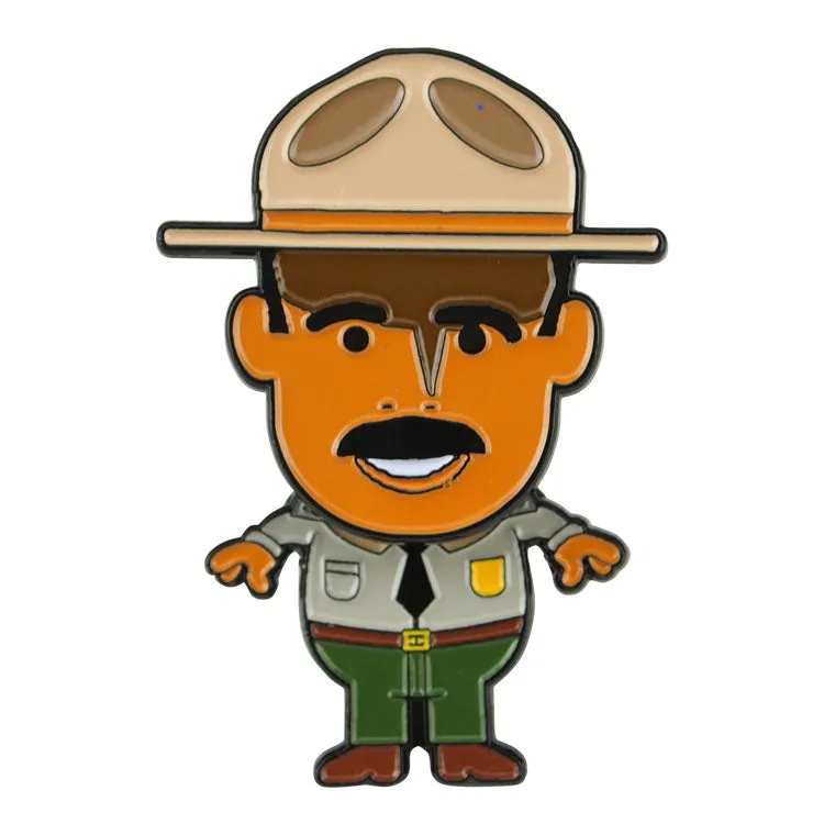 National Park Ranger Bobblehead Pin - Image 4