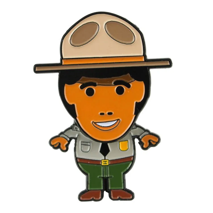 National Park Ranger Bobblehead Pin - Image 5