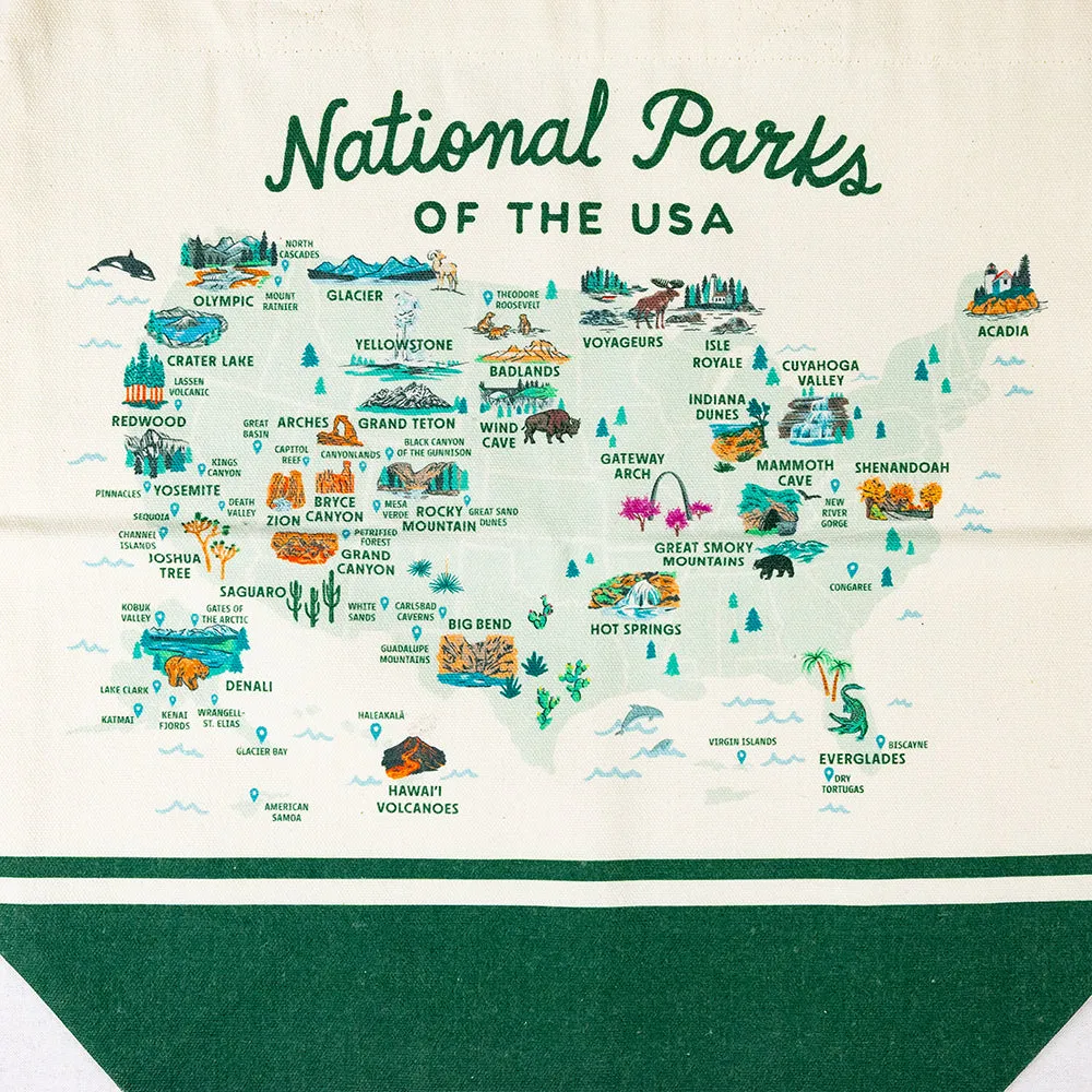 National Parks of the USA Canvas Tote Bag - Image 5