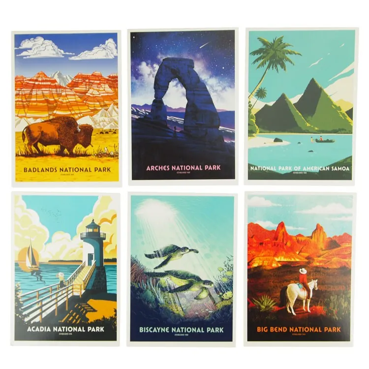 National Parks Postcard Set - Natural Wonders - Image 2