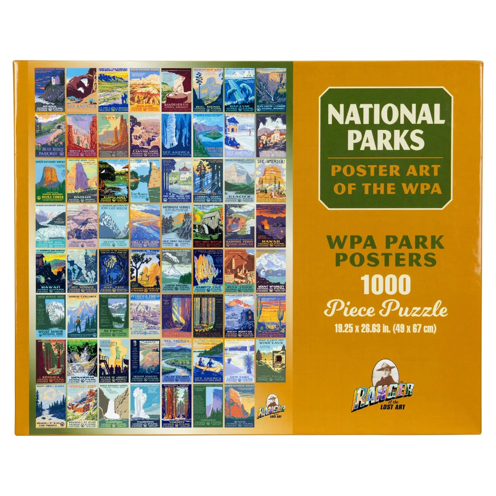 National Parks Poster Art of the WPA Puzzle