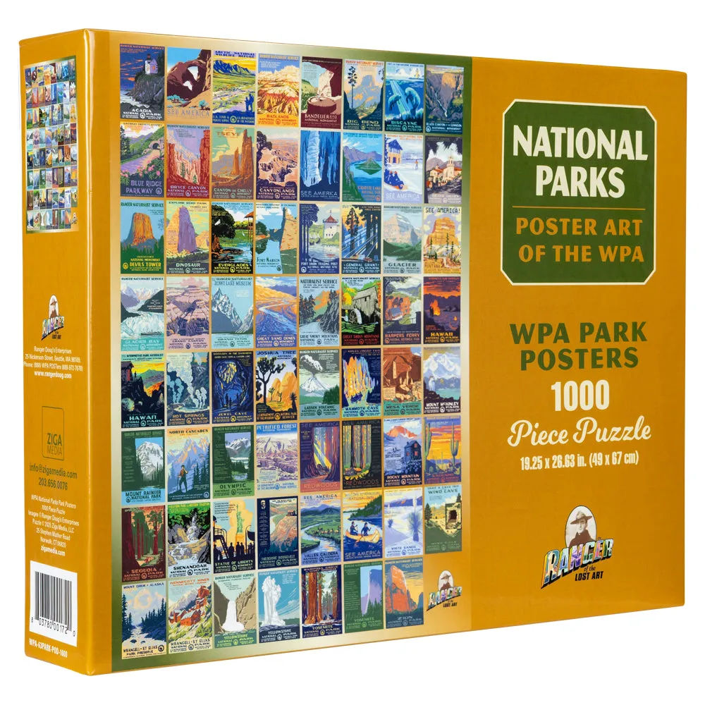National Parks Poster Art of the WPA Puzzle - Image 2