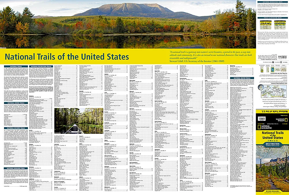 National Trails of the United States Map - Image 2