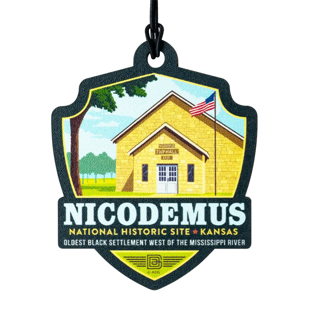Nicodemus National Historic Site Ornament - ADG Badge Graphic