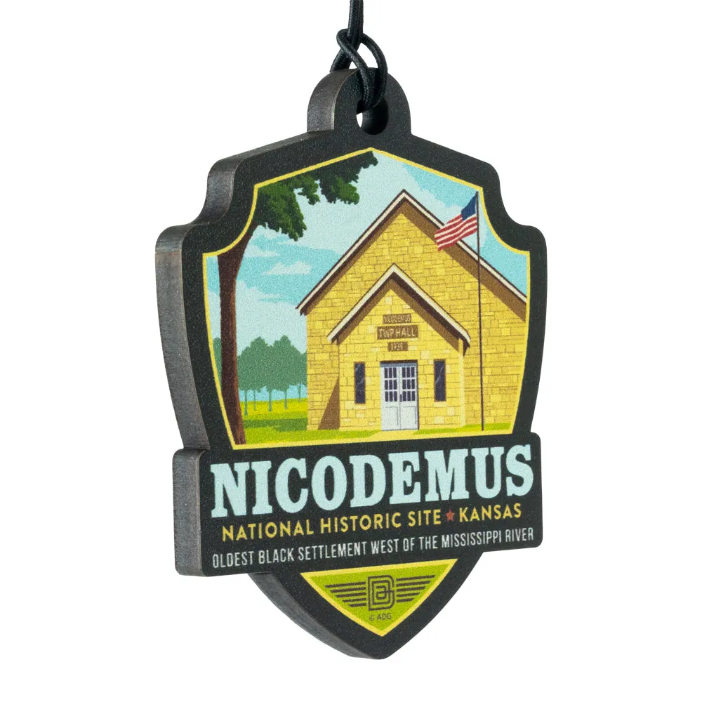 Nicodemus National Historic Site Ornament - ADG Badge Graphic - Image 2