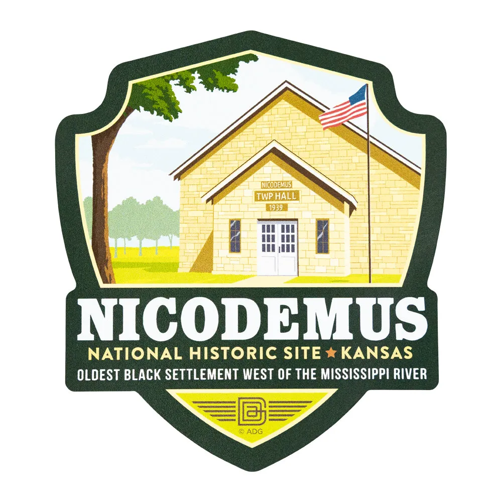 Nicodemus National Historic Site Sticker - ADG Badge Graphic