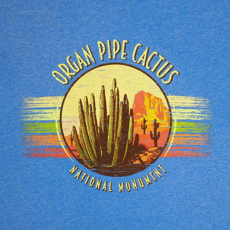 Organ Pipe Cactus National Monument T-Shirt - Circle Stripe - Image 2