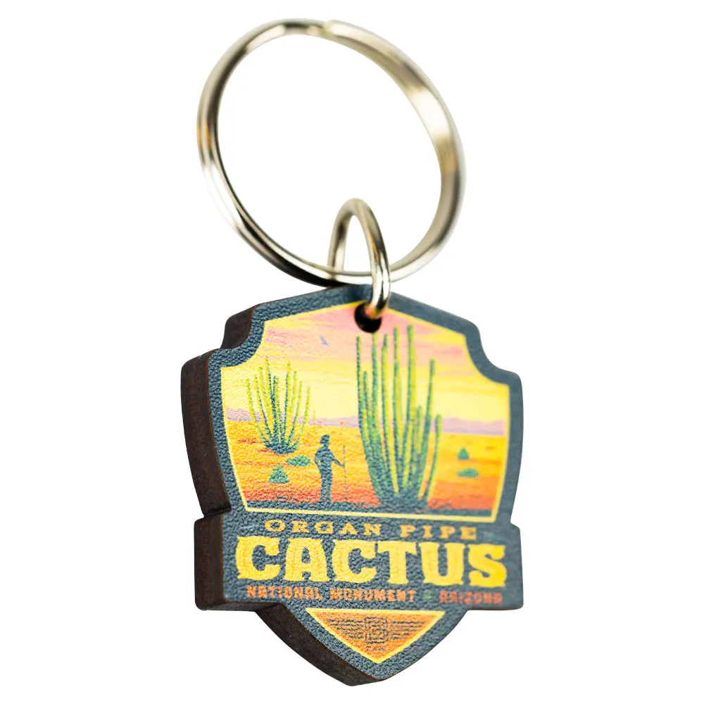 Organ Pipe Cactus National Monument Keychain - ADG Badge Graphic - Image 2