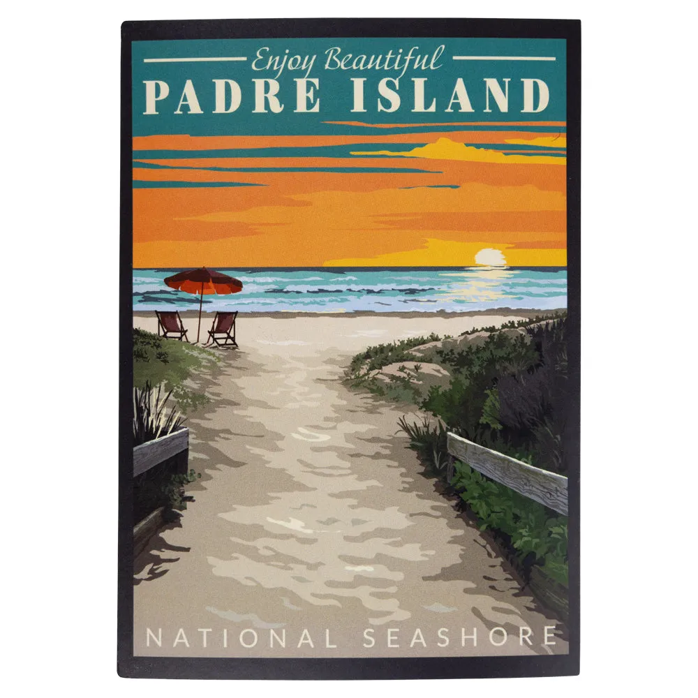 Padre Island National Seashore Postcard - Retro Ranger