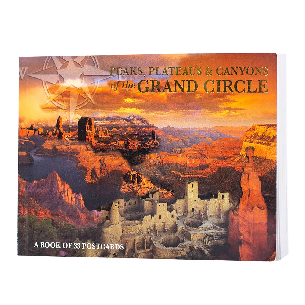 Peaks, Plateaus & Canyons Grand Circle Postcard Book