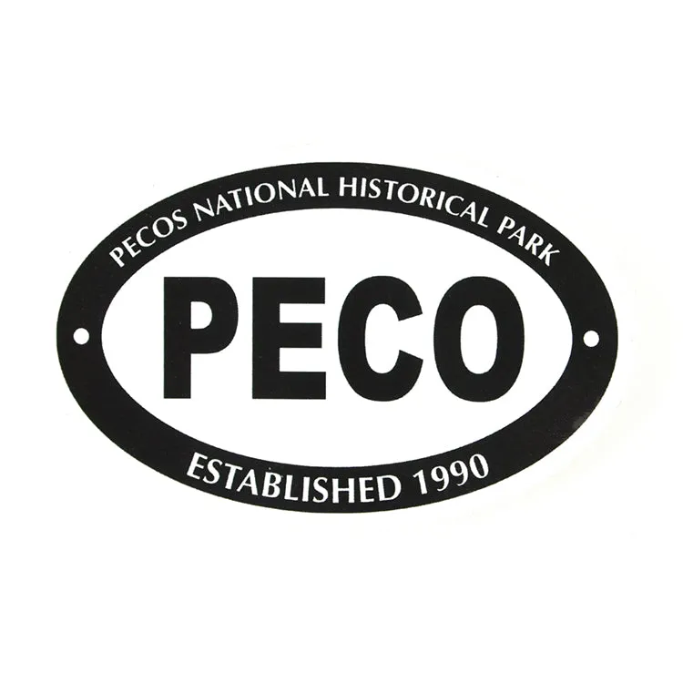 Pecos National Historical Park Sticker - Euro Oval