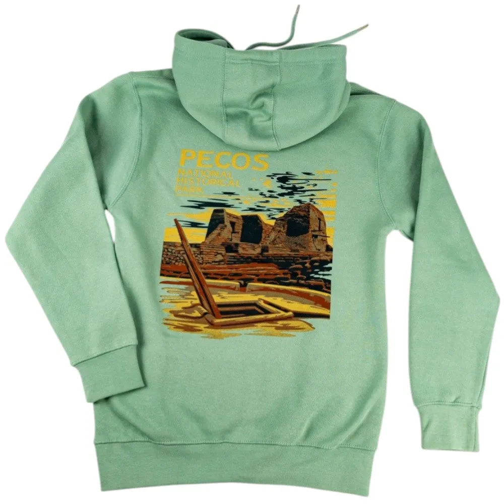 Pecos National Historical Park Fleece Hoodie - Milestone - Image 2