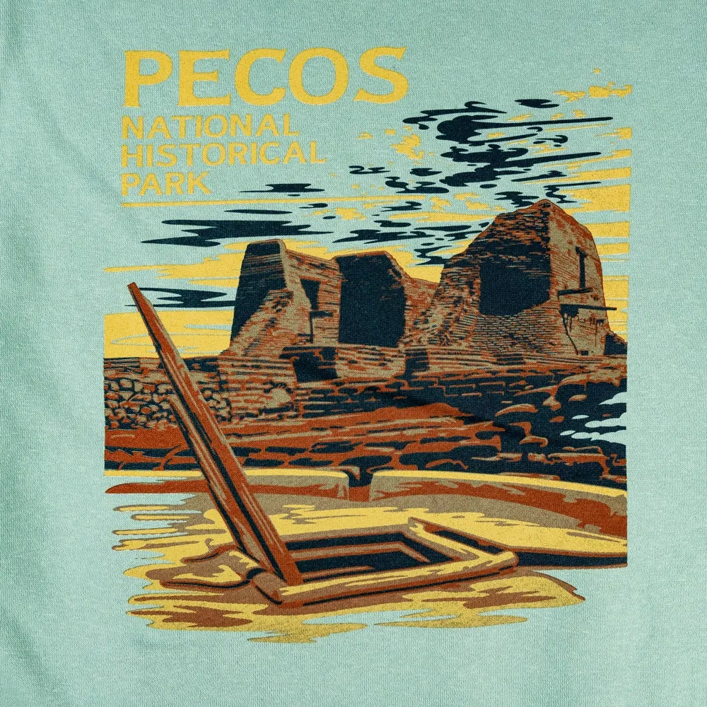 Pecos National Historical Park Fleece Hoodie - Milestone - Image 4