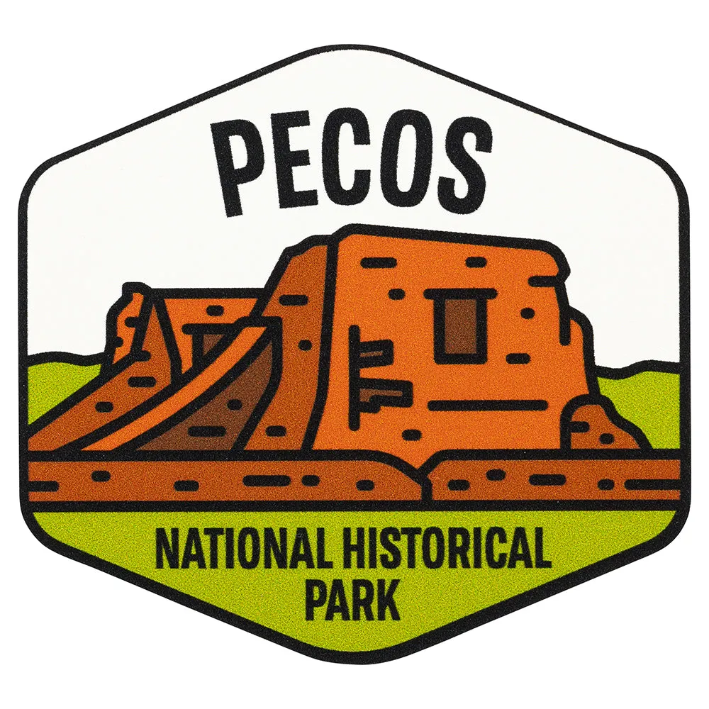 Pecos National Historical Park Sticker - Fell Logo
