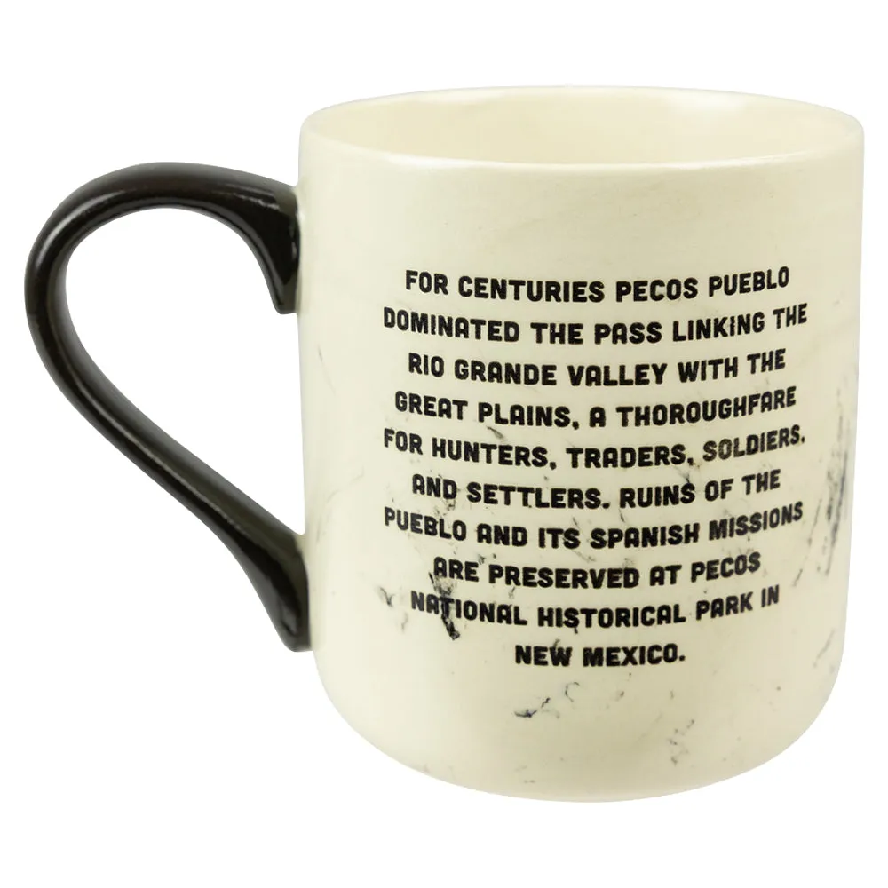 Pecos National Historical Parkt Marbled Mug - Fell Logo - Image 4