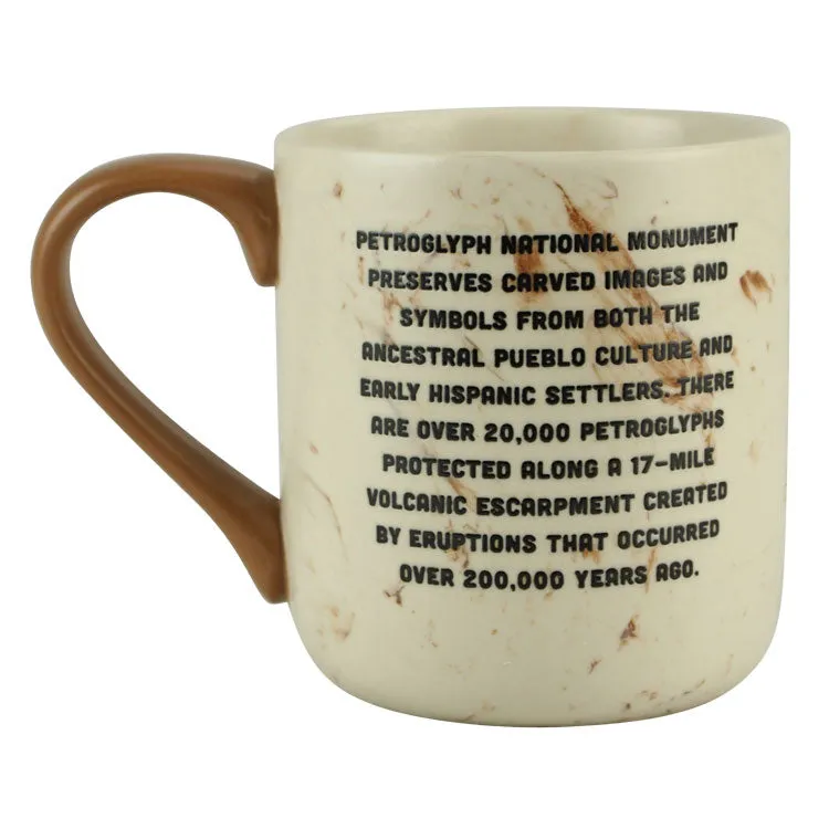 Petroglyph National Monument Marbled Mug - Image 2