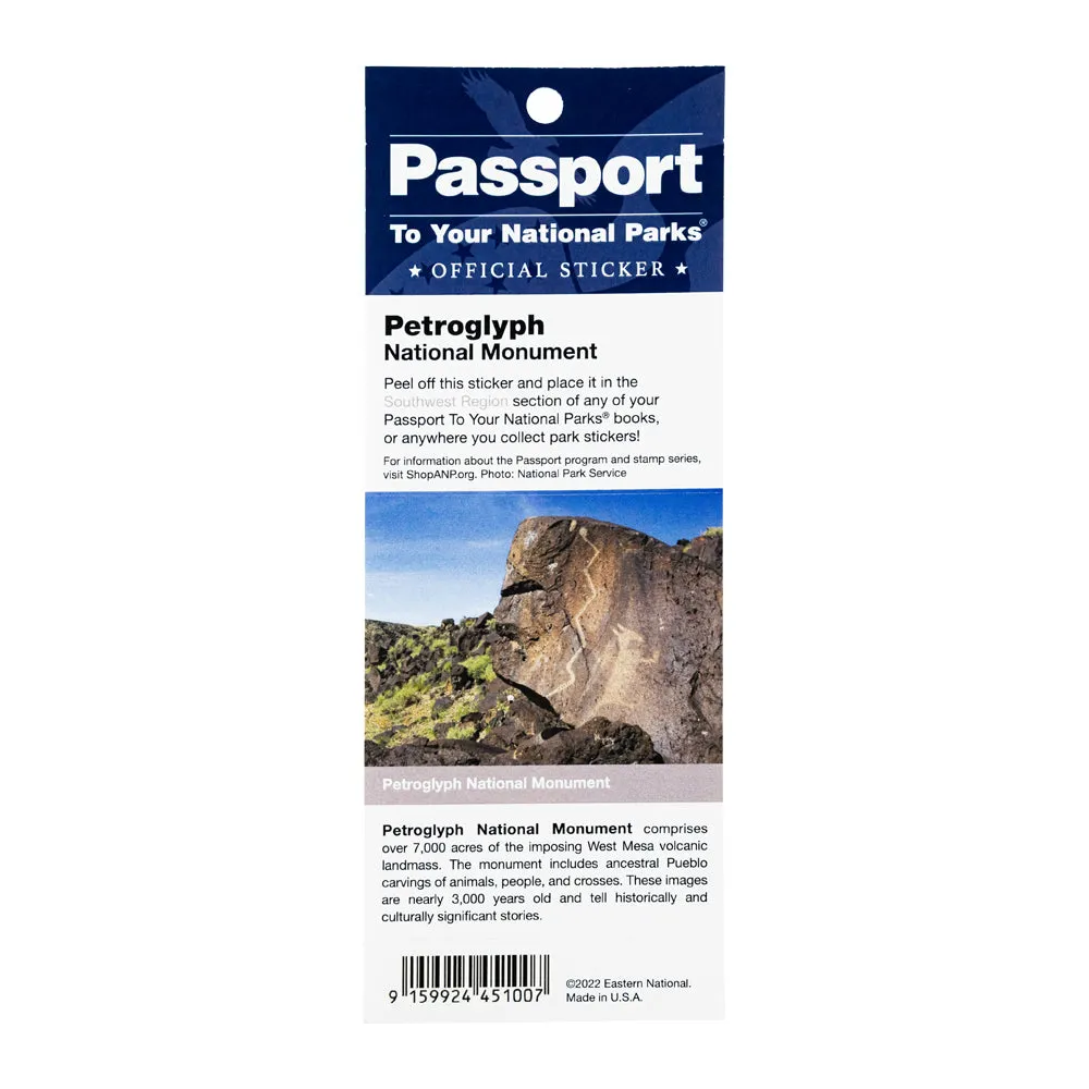 Petroglyph National Monument Official Passport Single Sticker