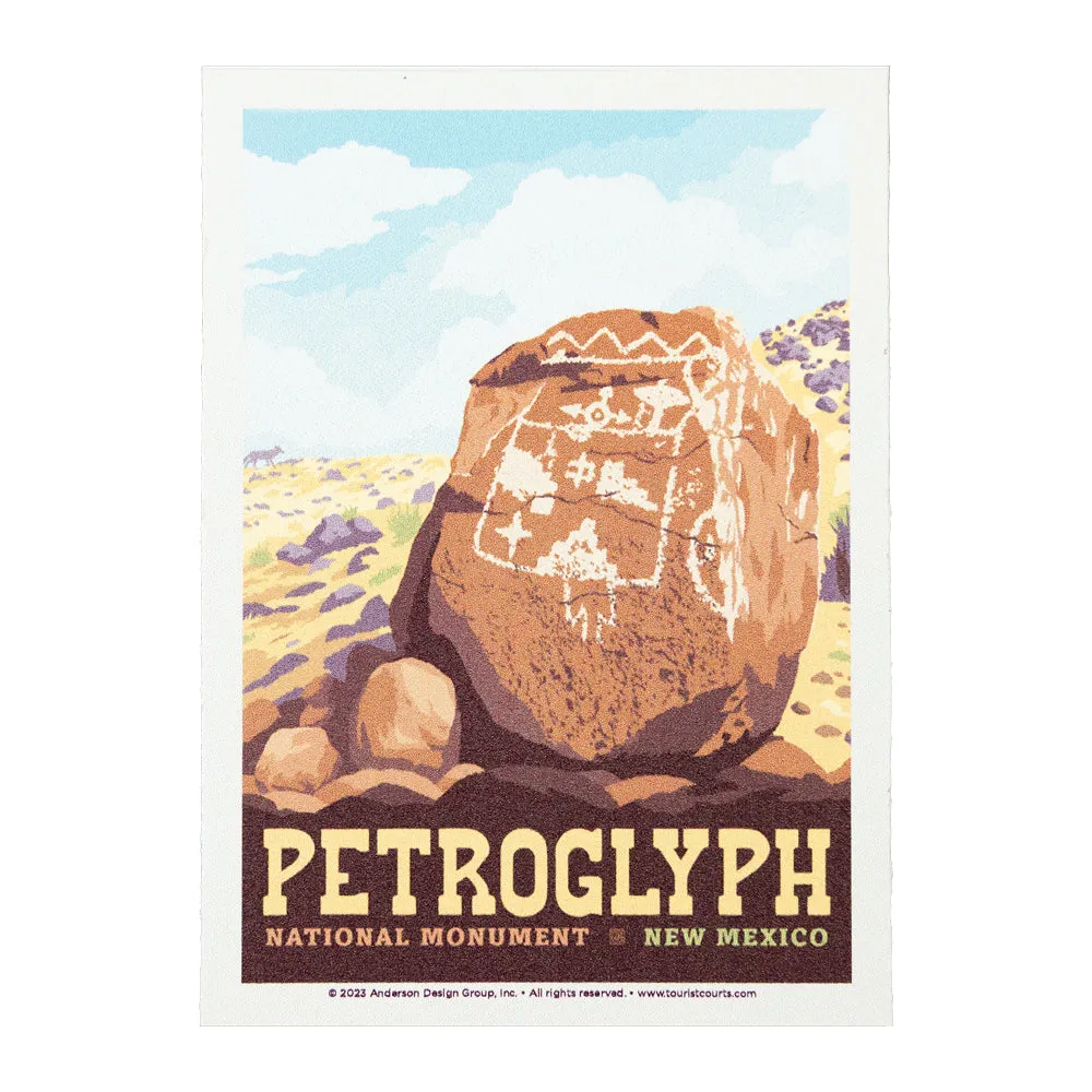Petroglyph National Monument Sticker - ADG Graphic