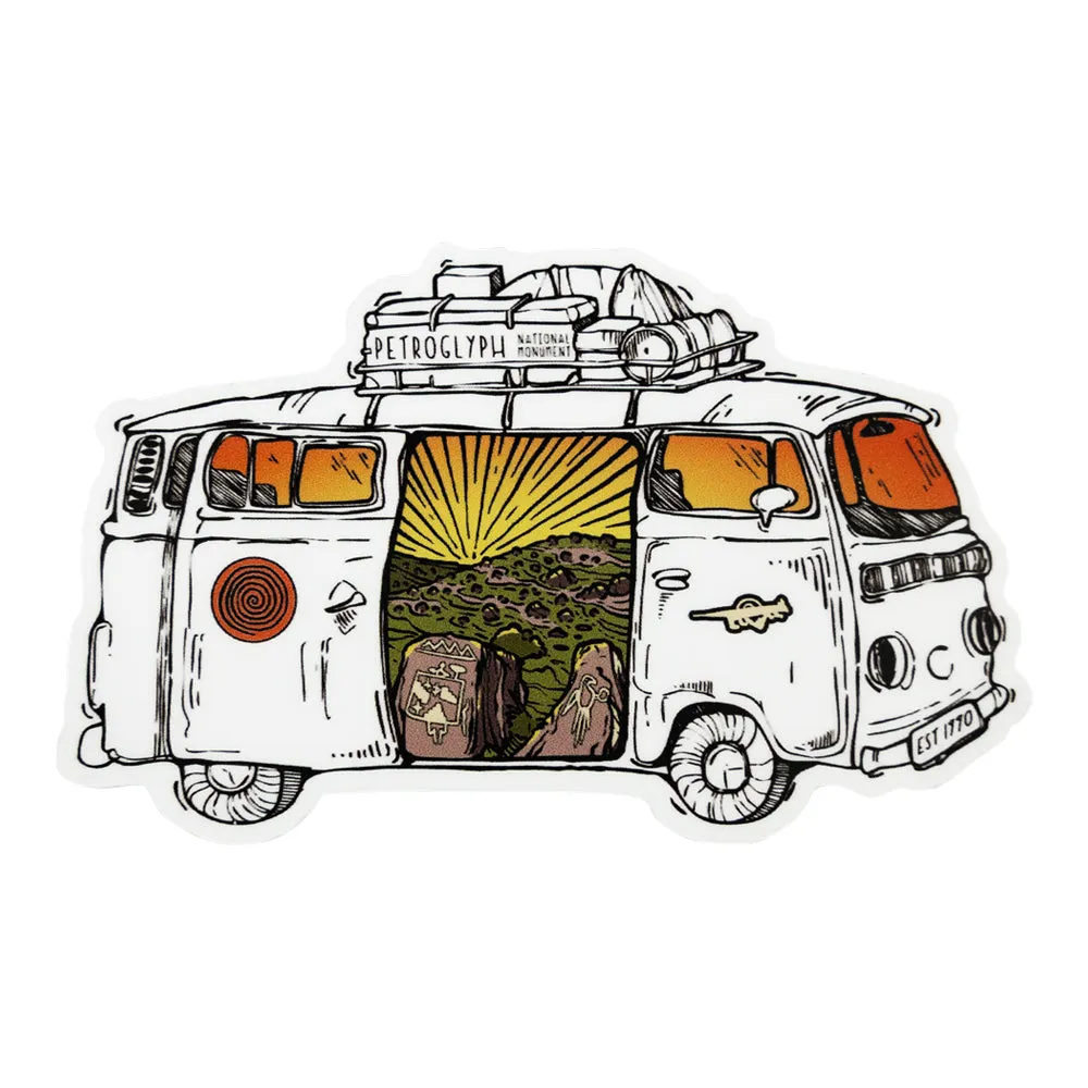 Petroglyph National Monument Sticker - Van Tour
