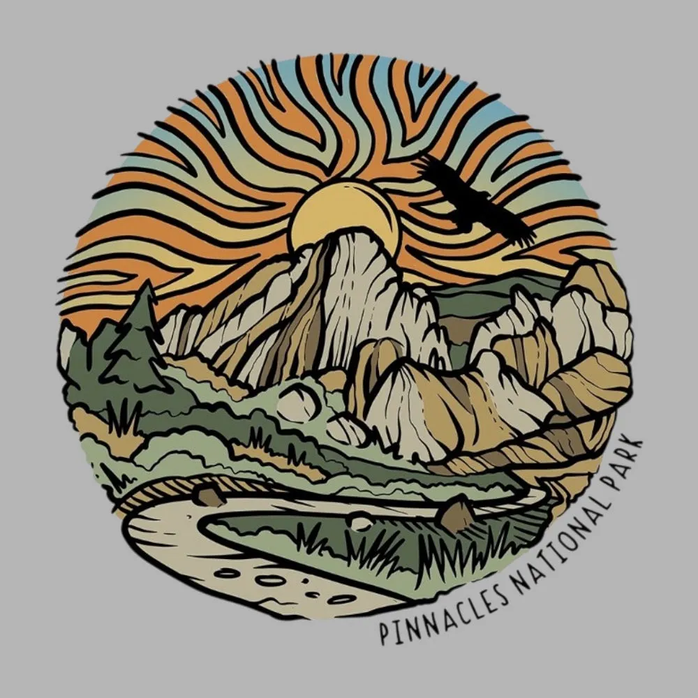 Pinnacles National Park T-Shirt - Sunset - Image 2