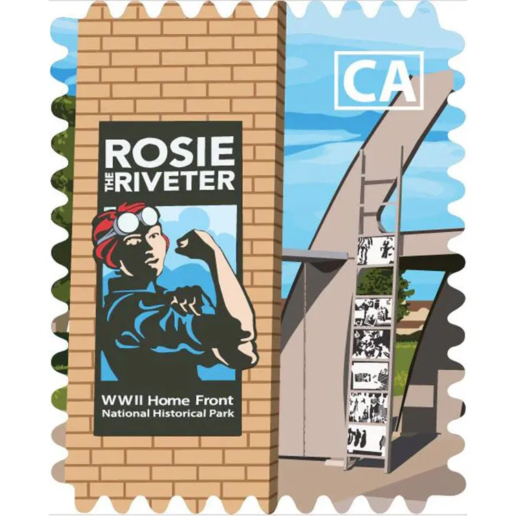 Rosie the Riveter Travel Stamp - Image 2