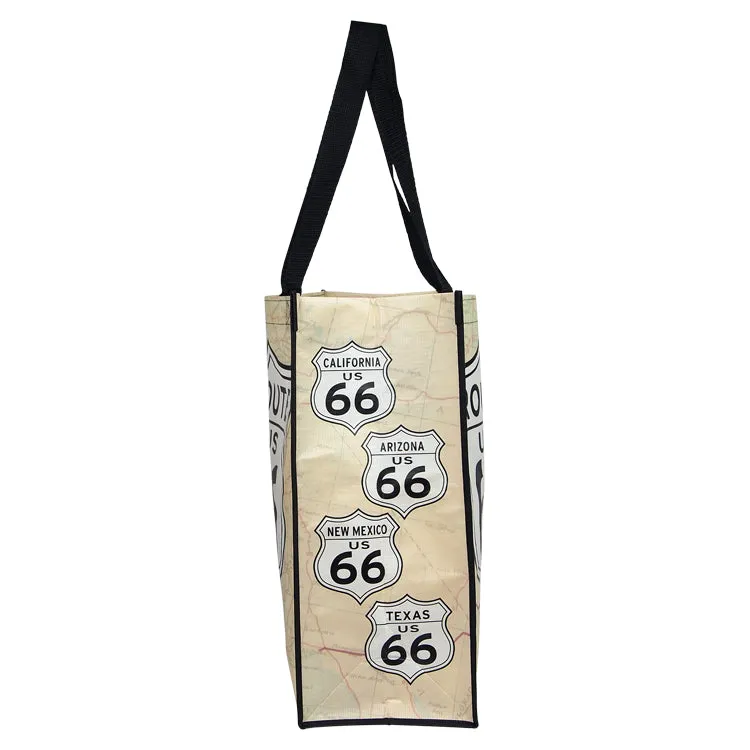 Route 66 Recycled Tote Bag - Image 3