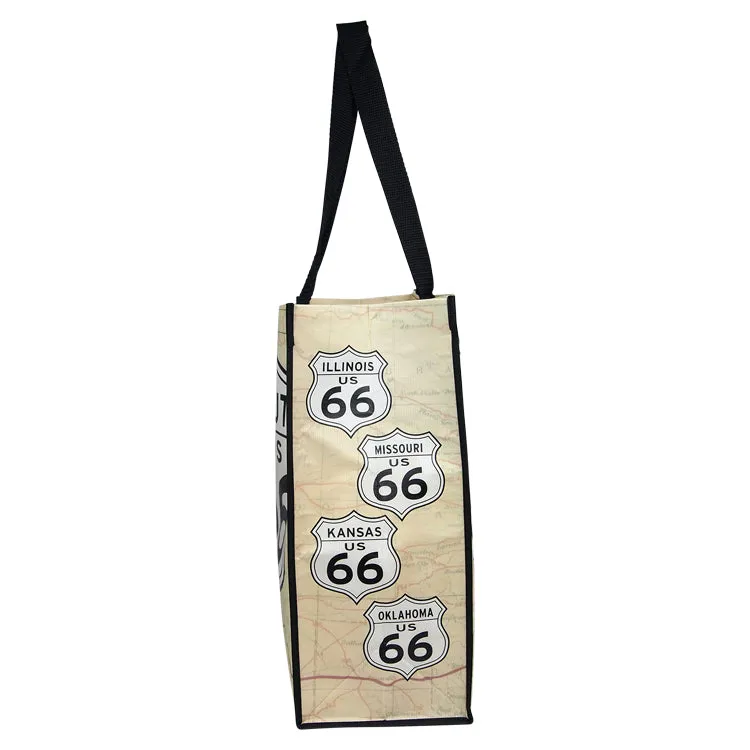 Route 66 Recycled Tote Bag - Image 4