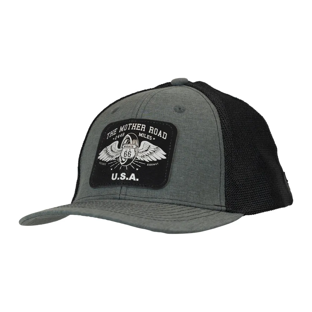 Route 66 Winged Wheel Mesh-Back Cap - Image 3