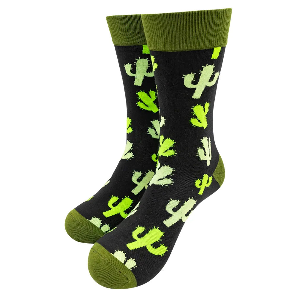 Saguaro Cactus Knit Socks