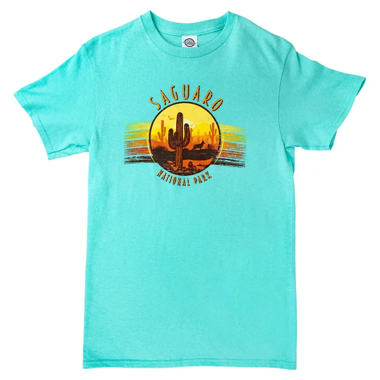 Saguaro National Park T-Shirt - Circle Stripe