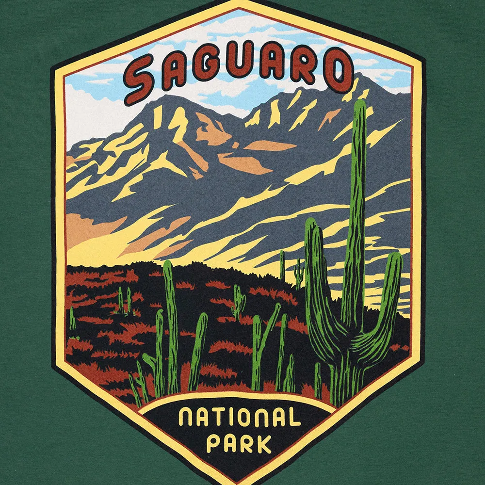 Saguaro National Park T-Shirt - Illustrated Badge - Image 2