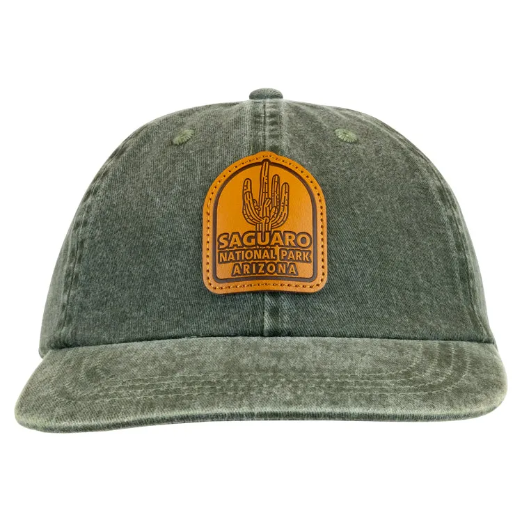 Saguaro National Park Cap - Leather Logo - Image 2