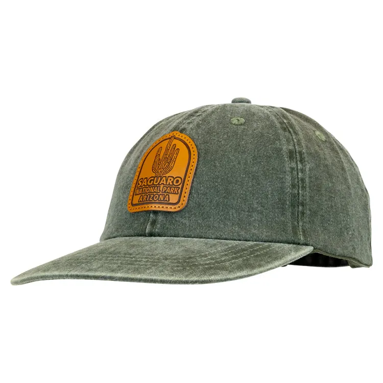 Saguaro National Park Cap - Leather Logo - Image 3