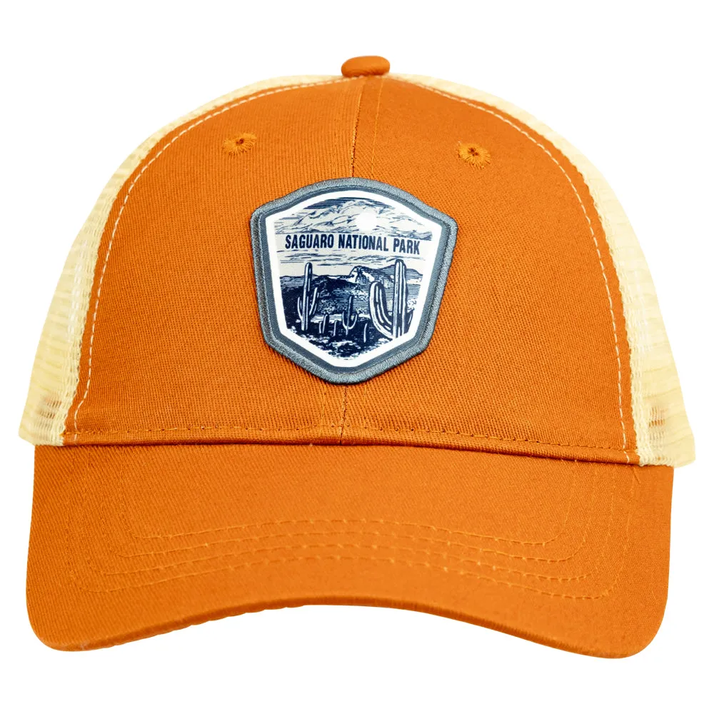 Saguaro National Park Mesh-Back Cap - Wilderness Stamp - Image 2