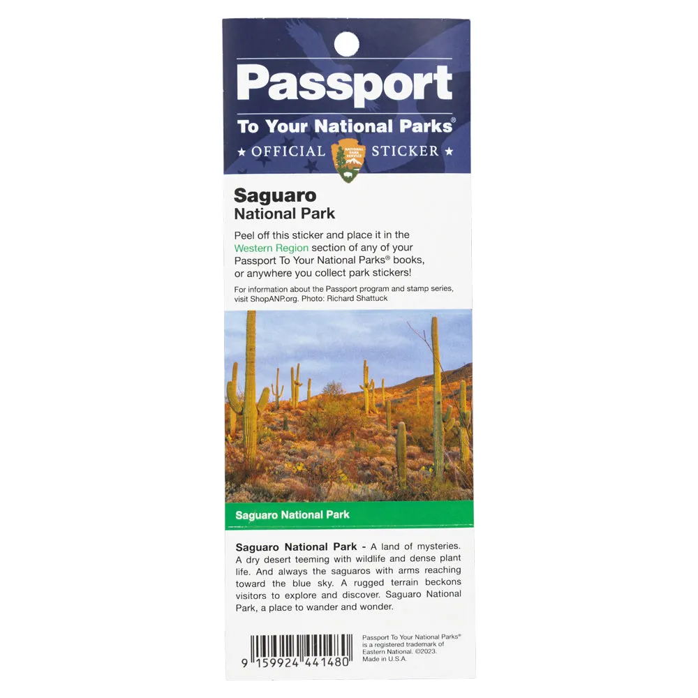 Saguaro National Park Passport Sticker