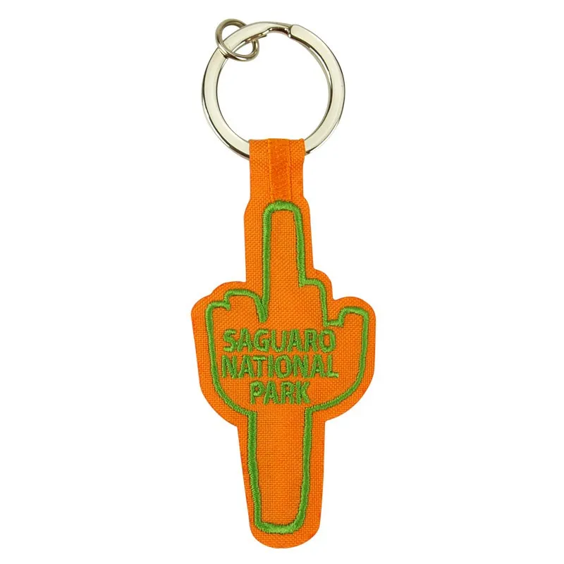 Saguaro National Park Recycled Fabric Keychain - Image 2