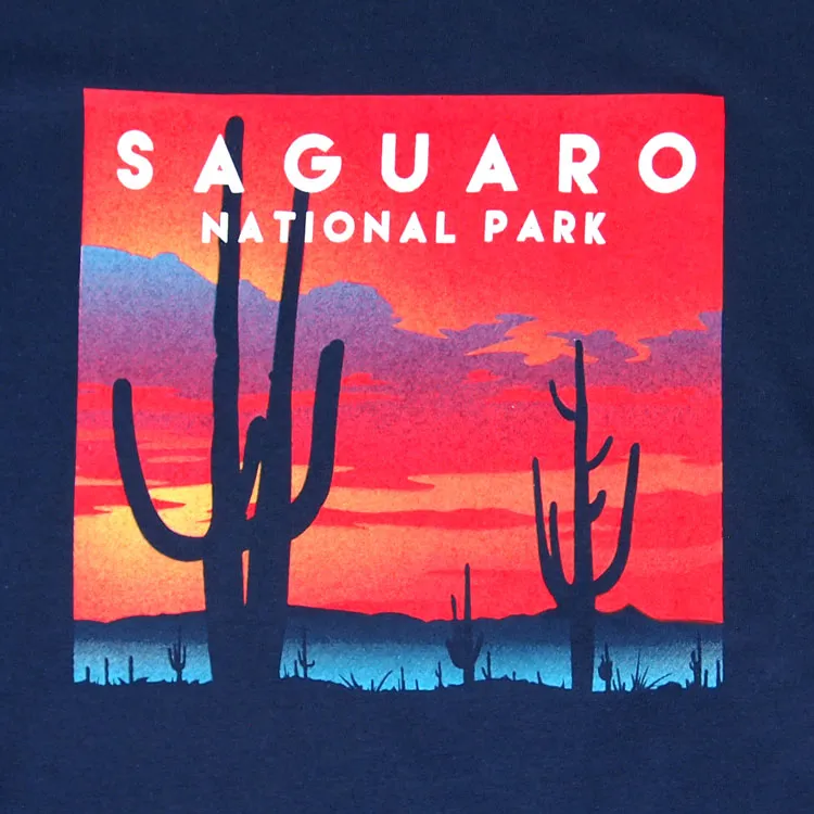 Saguaro National Park T-Shirt - Sonoran Sunset - Image 2