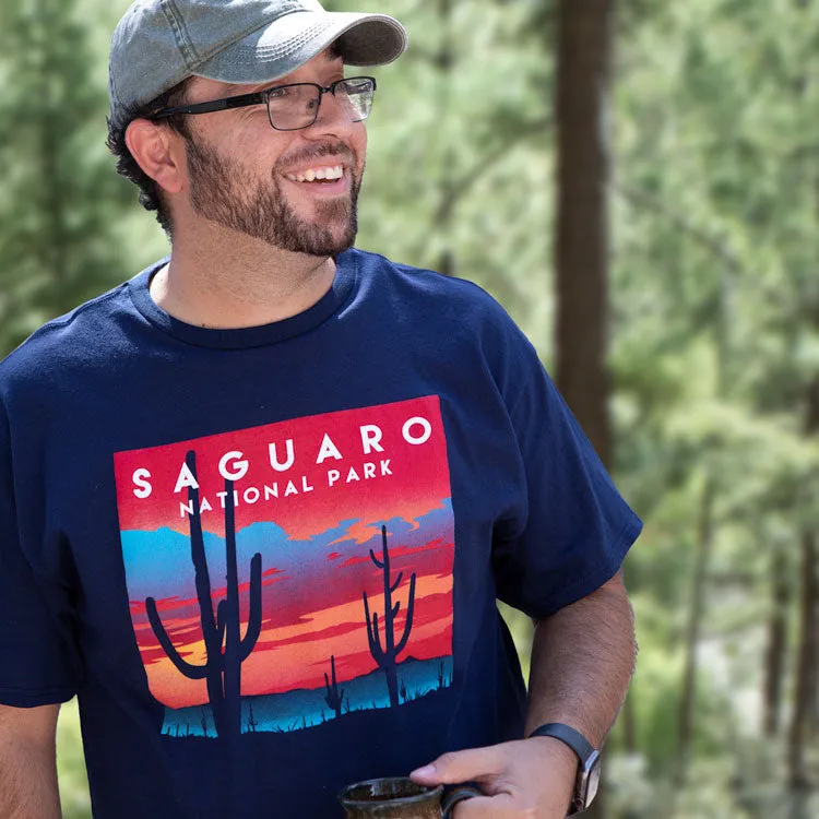 Saguaro National Park T-Shirt - Sonoran Sunset - Image 3
