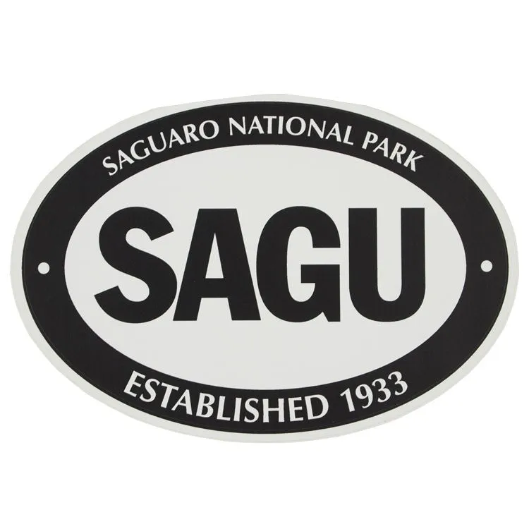 Saguaro National Park Sticker - Mini Oval