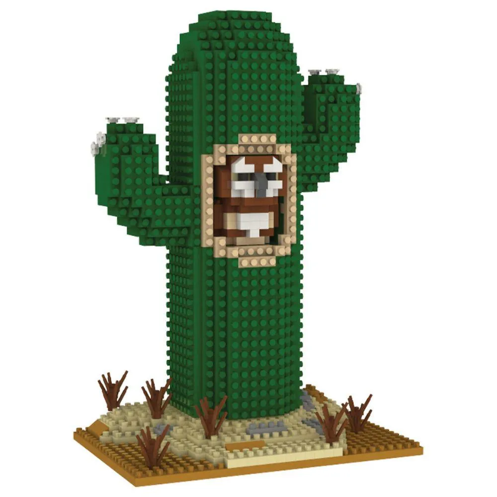 Saguaro with Owl Mini Block Set - Image 3