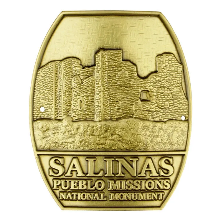 Salinas Pueblo Missions National Monument Hiking Stick Medallion - Logo